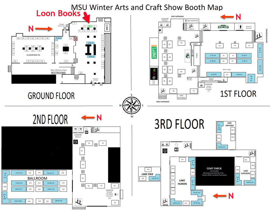 Booth Maps-All Floors